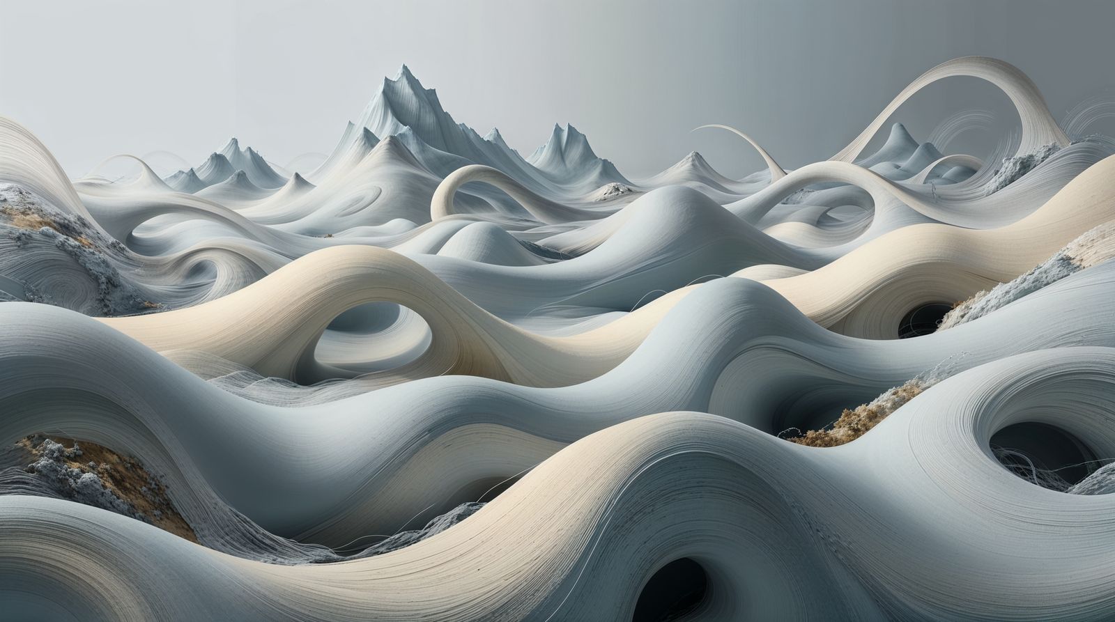 A dreamlike abstract landscape