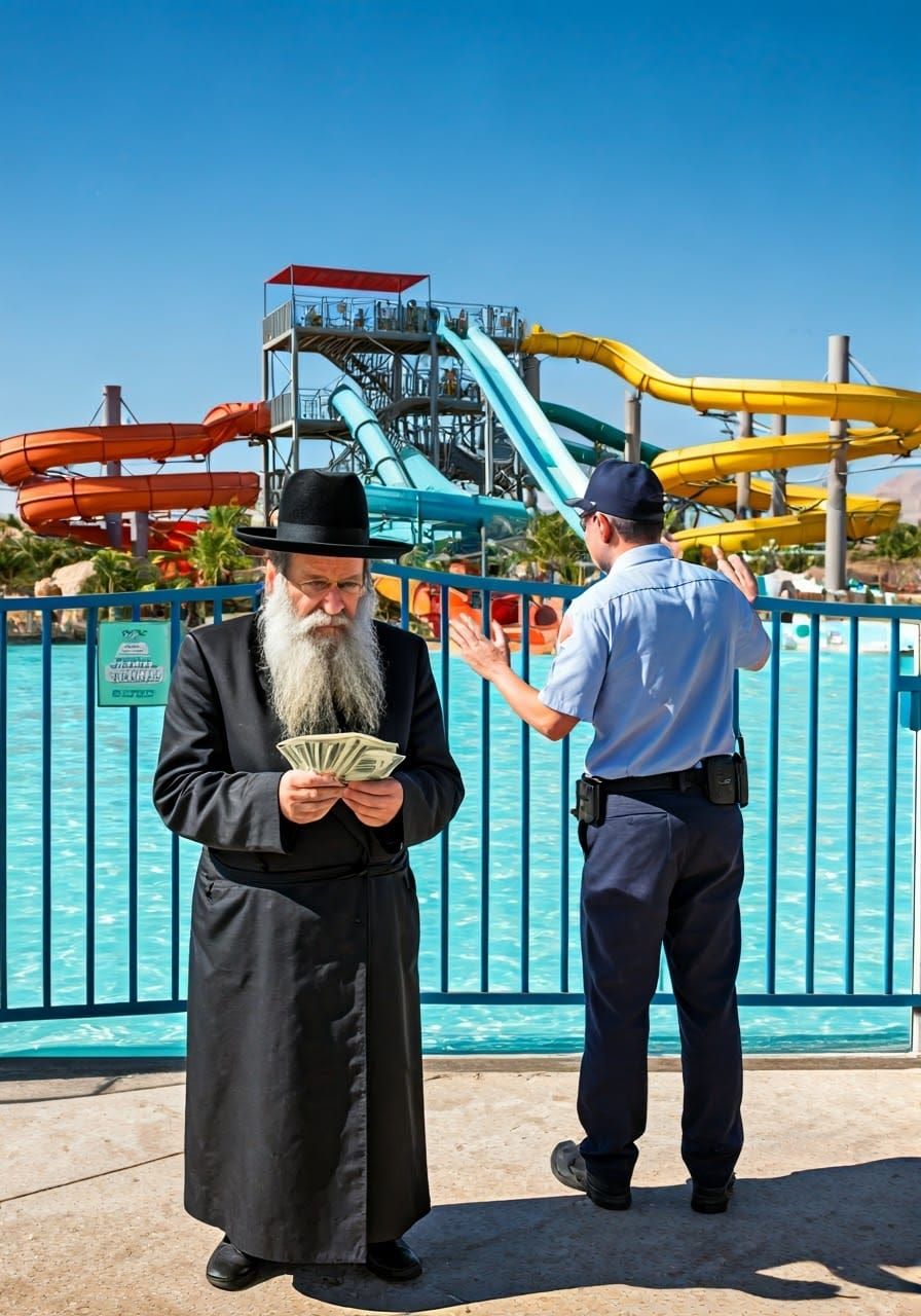 Orthodox Rabbi Surveys Water Park's Financial Woes