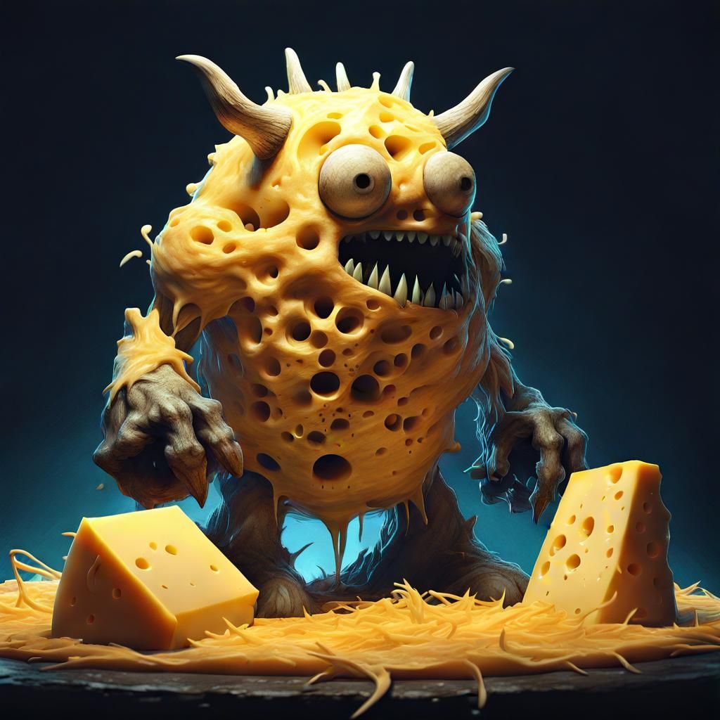 Cheese Monster  by @Forgrim