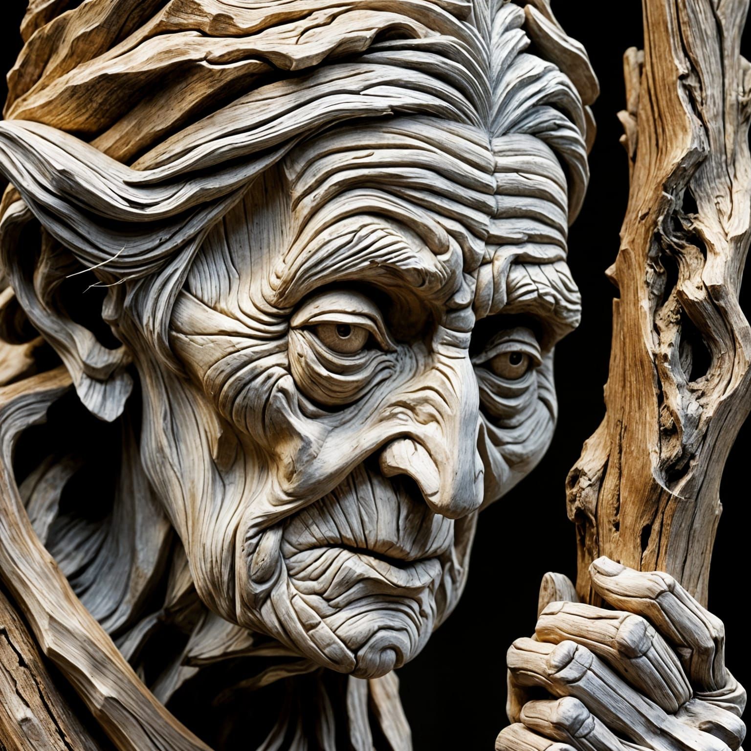 Weathered driftwood  by @Dobiki