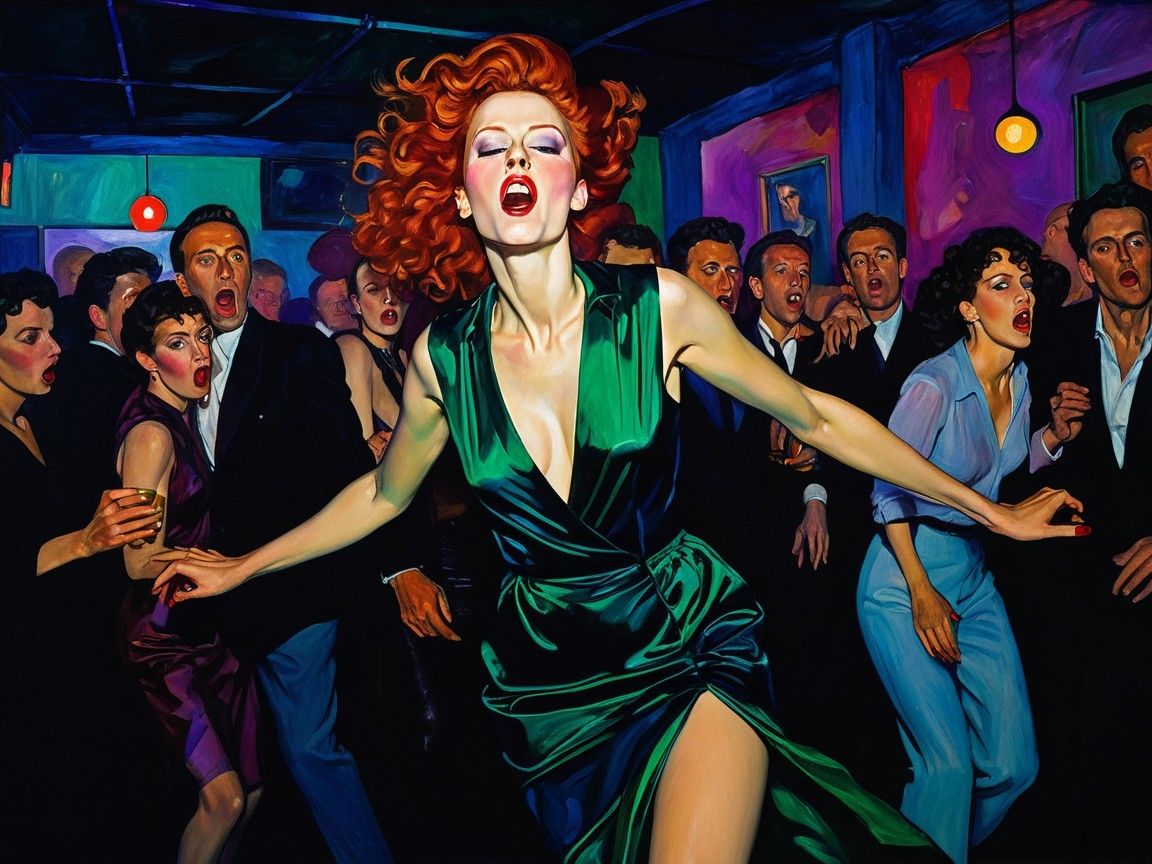 The Green Silk Dress by Egon Schiele, Original