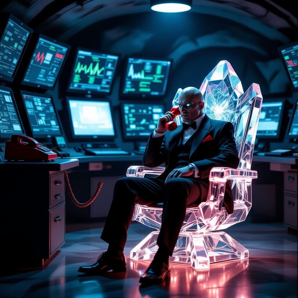 Deep underground hideout   by @Cloned001