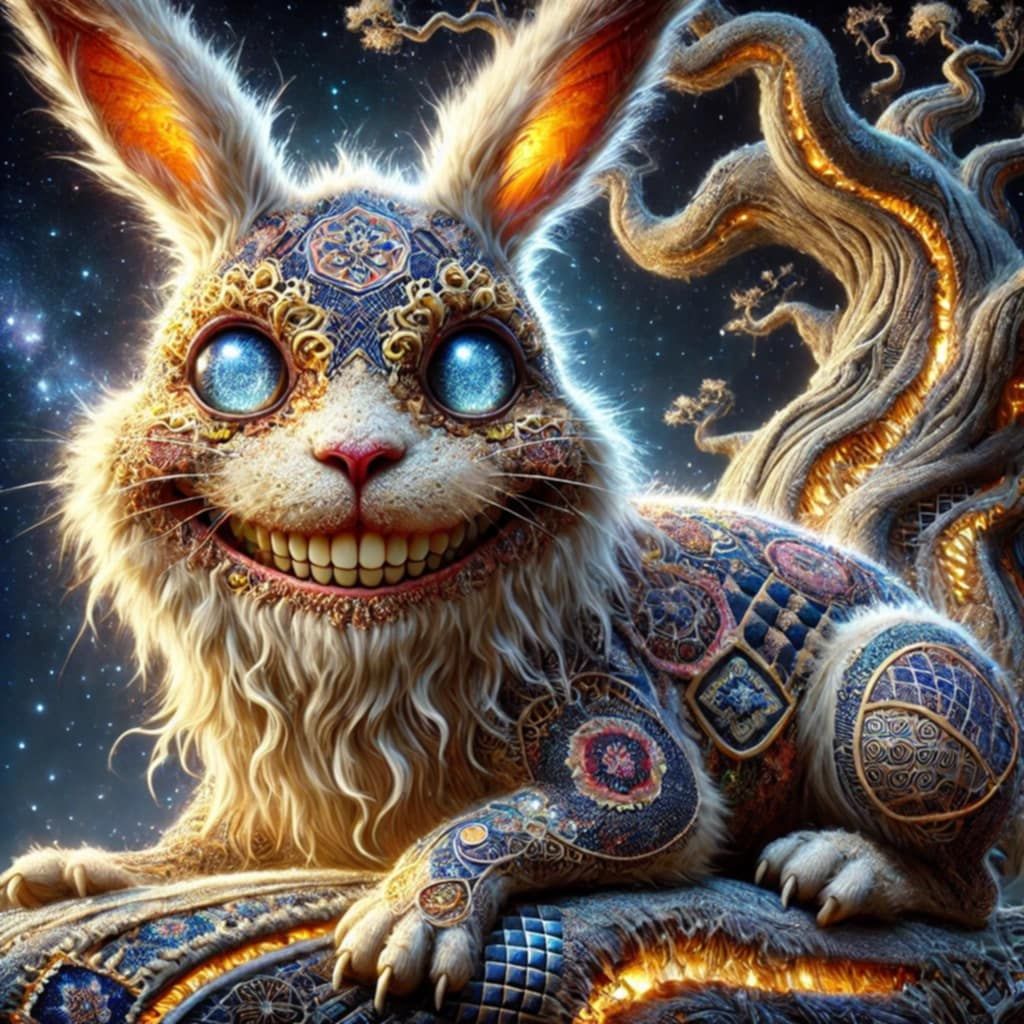 Cheshire rabbit