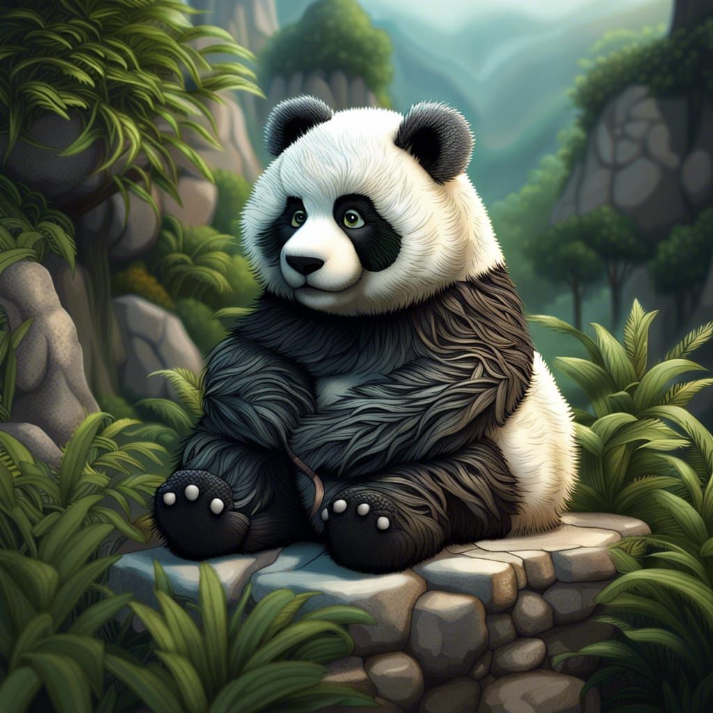 smart Panda - AI Generated Artwork - NightCafe Creator