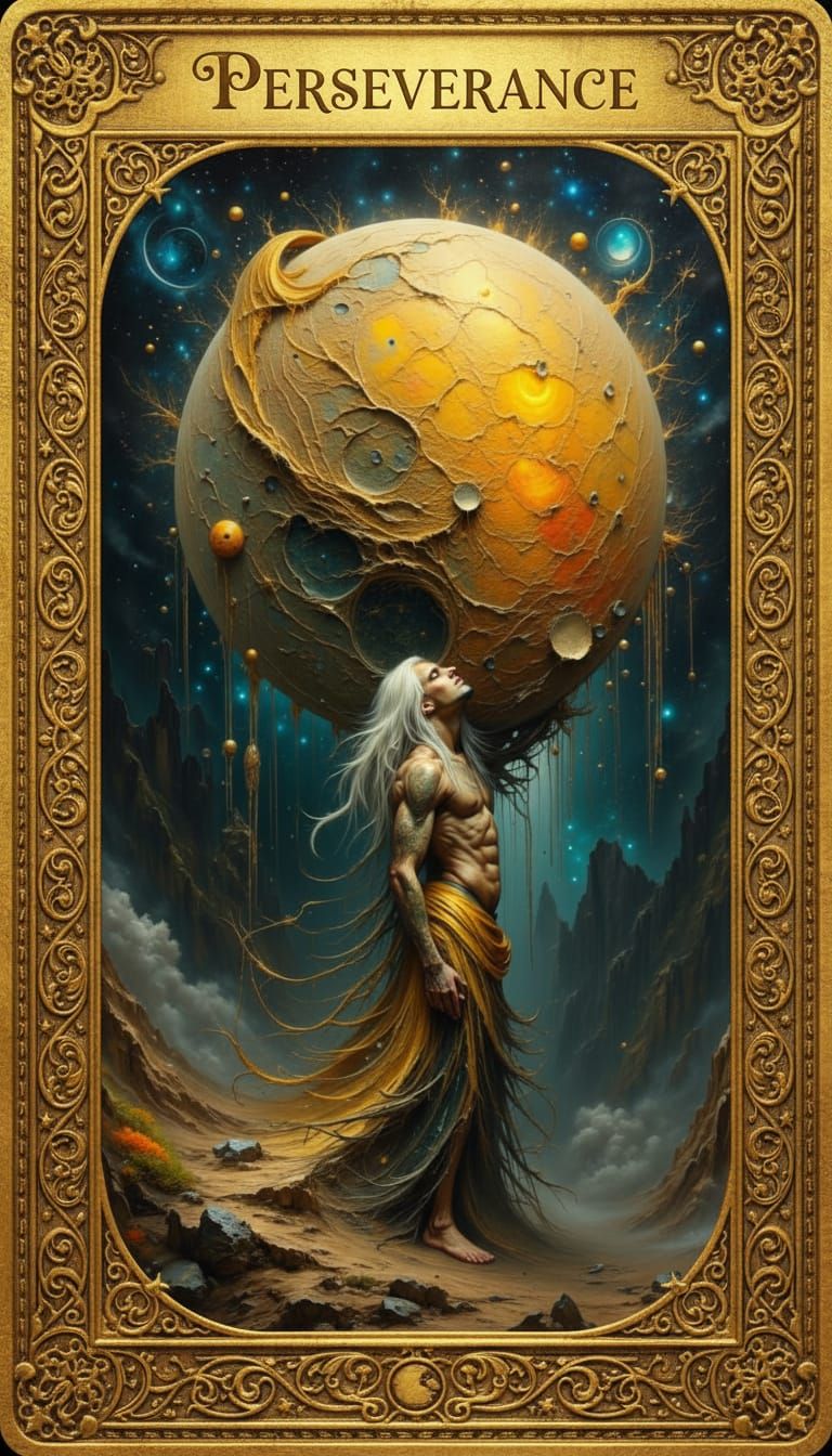 Like Atlas, I am holding the world on my shoulders  by @BrokenVisage