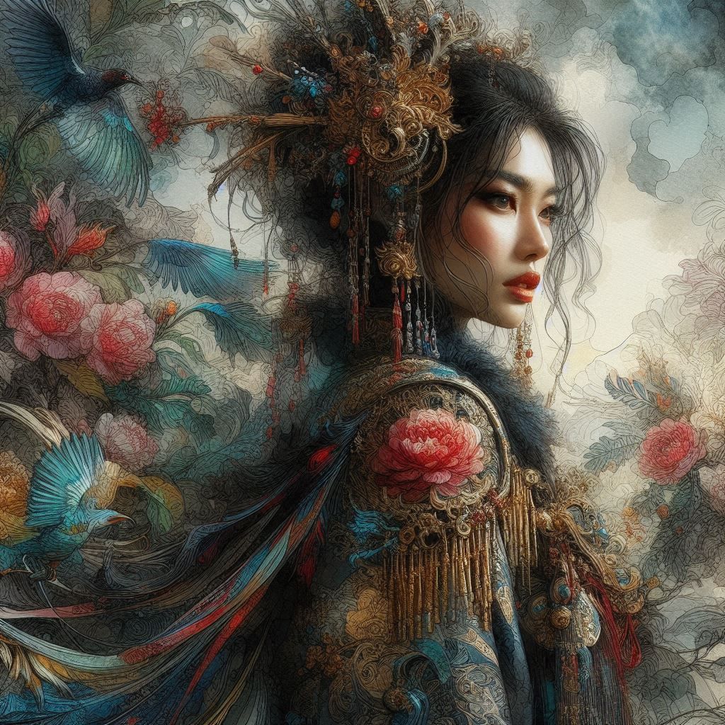 Geisha portrait