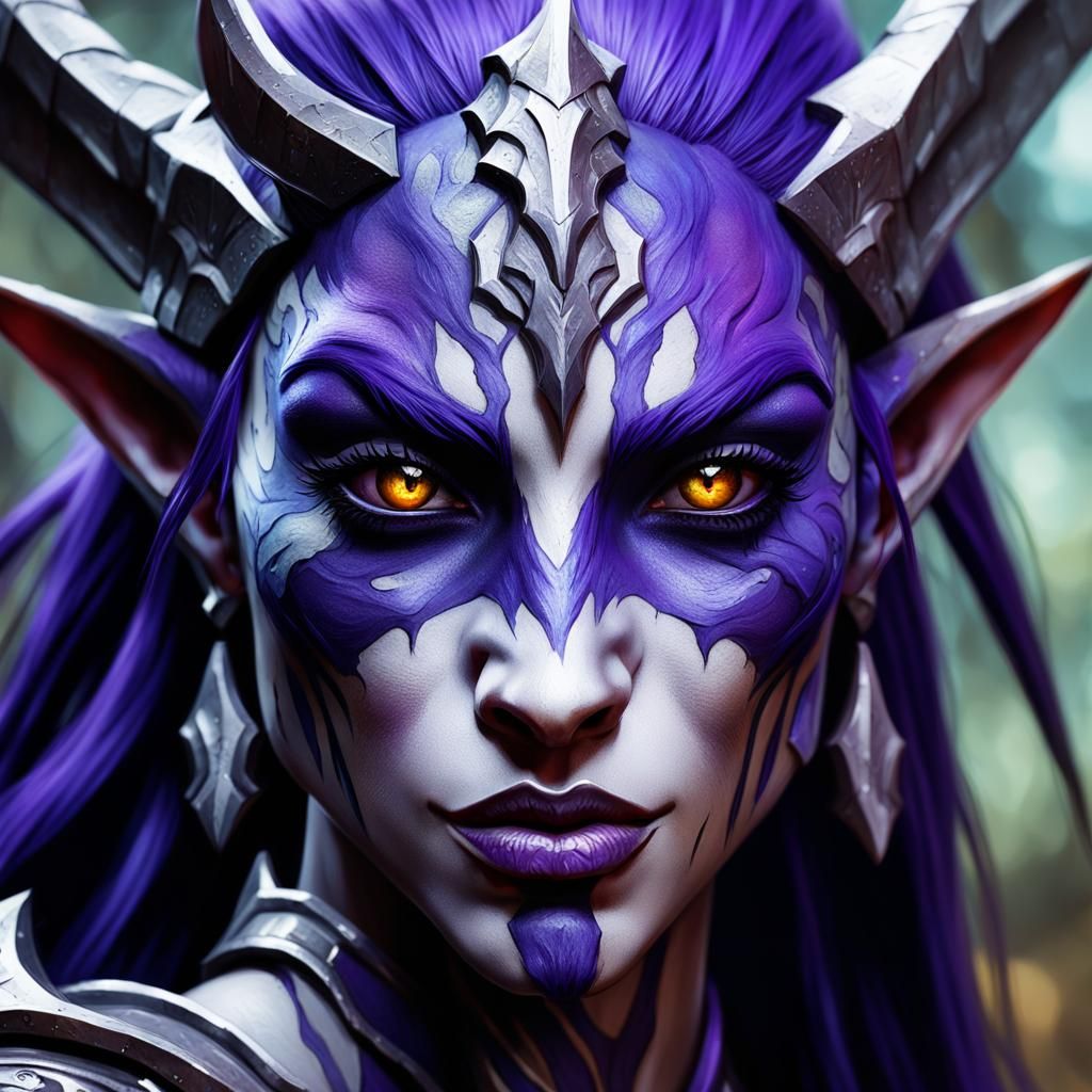 Dark elf huntress - AI Generated Artwork - NightCafe Creator