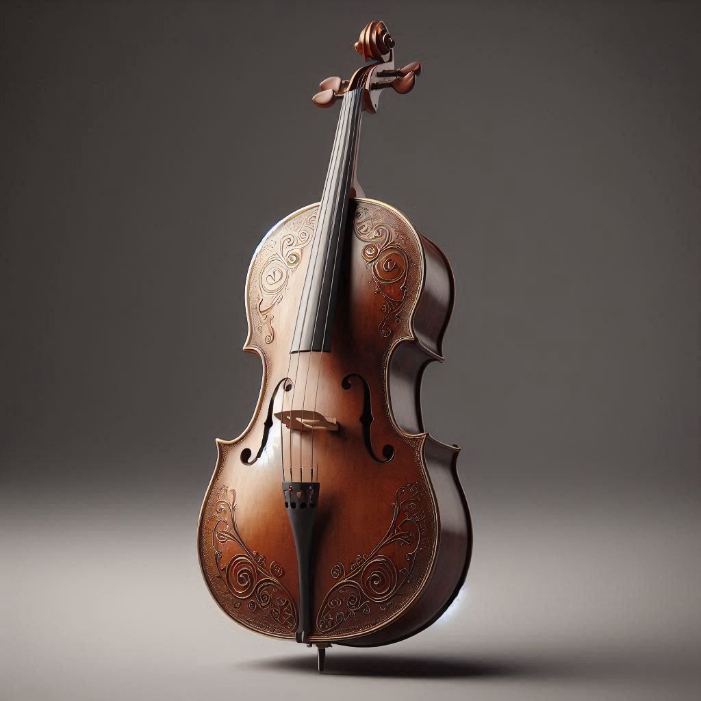 Cello ornate