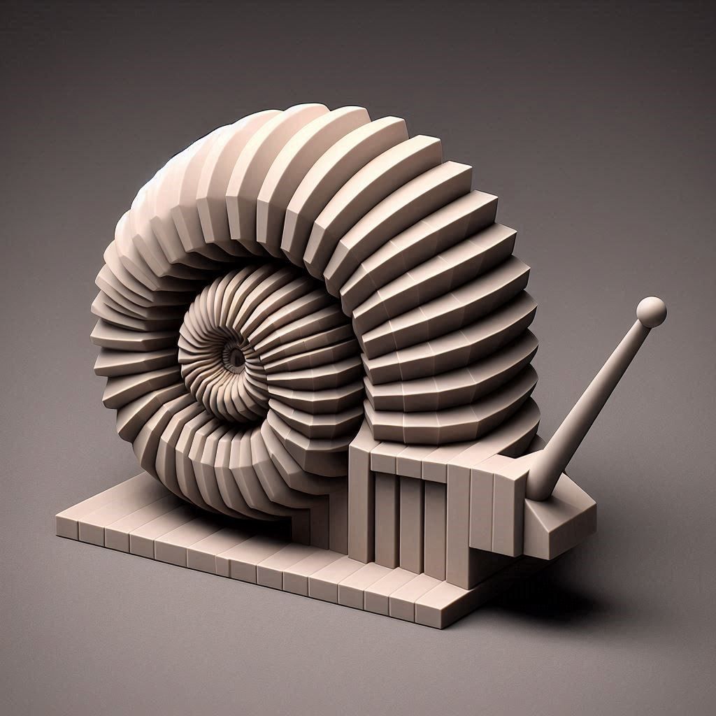Snail sculpture