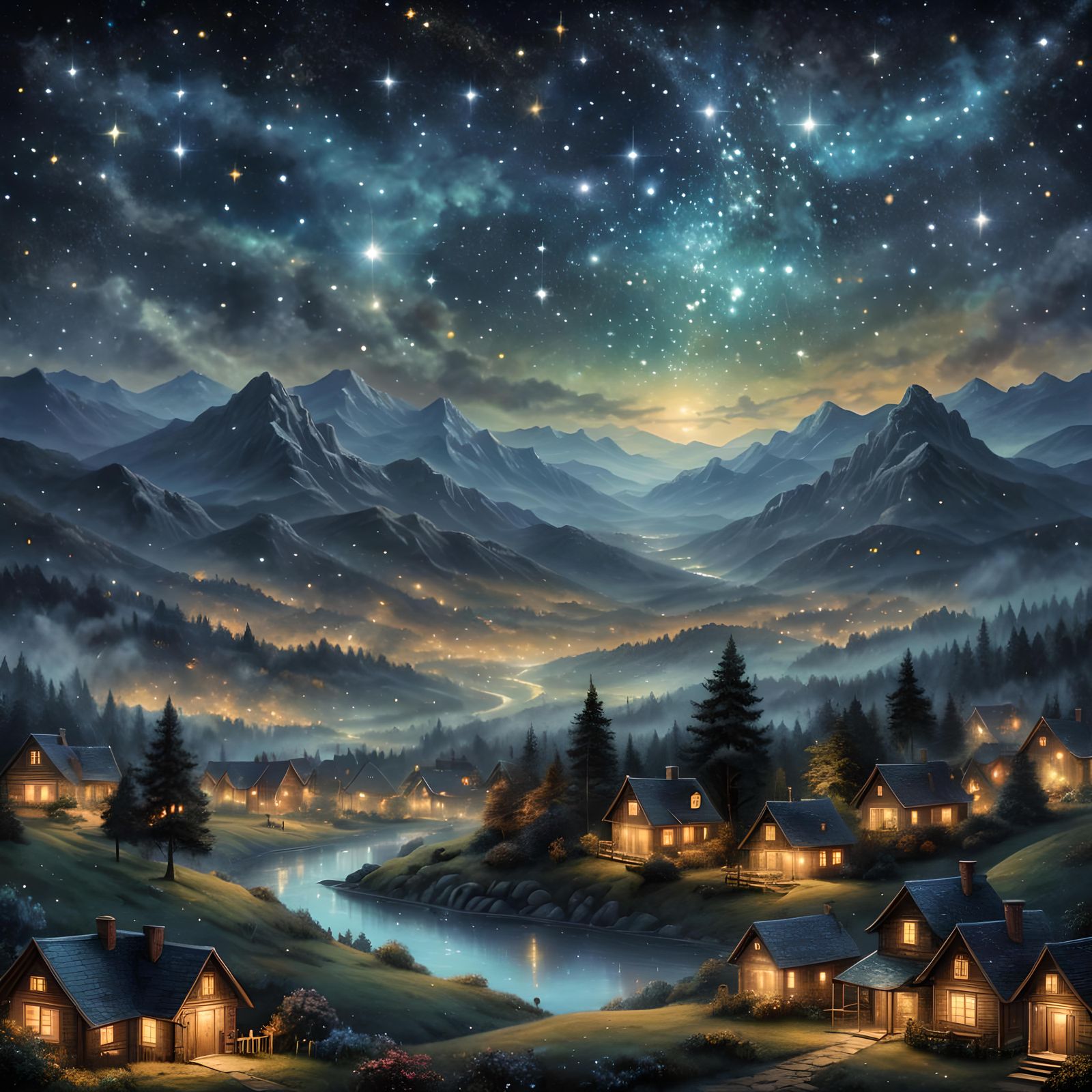 Star filled sky