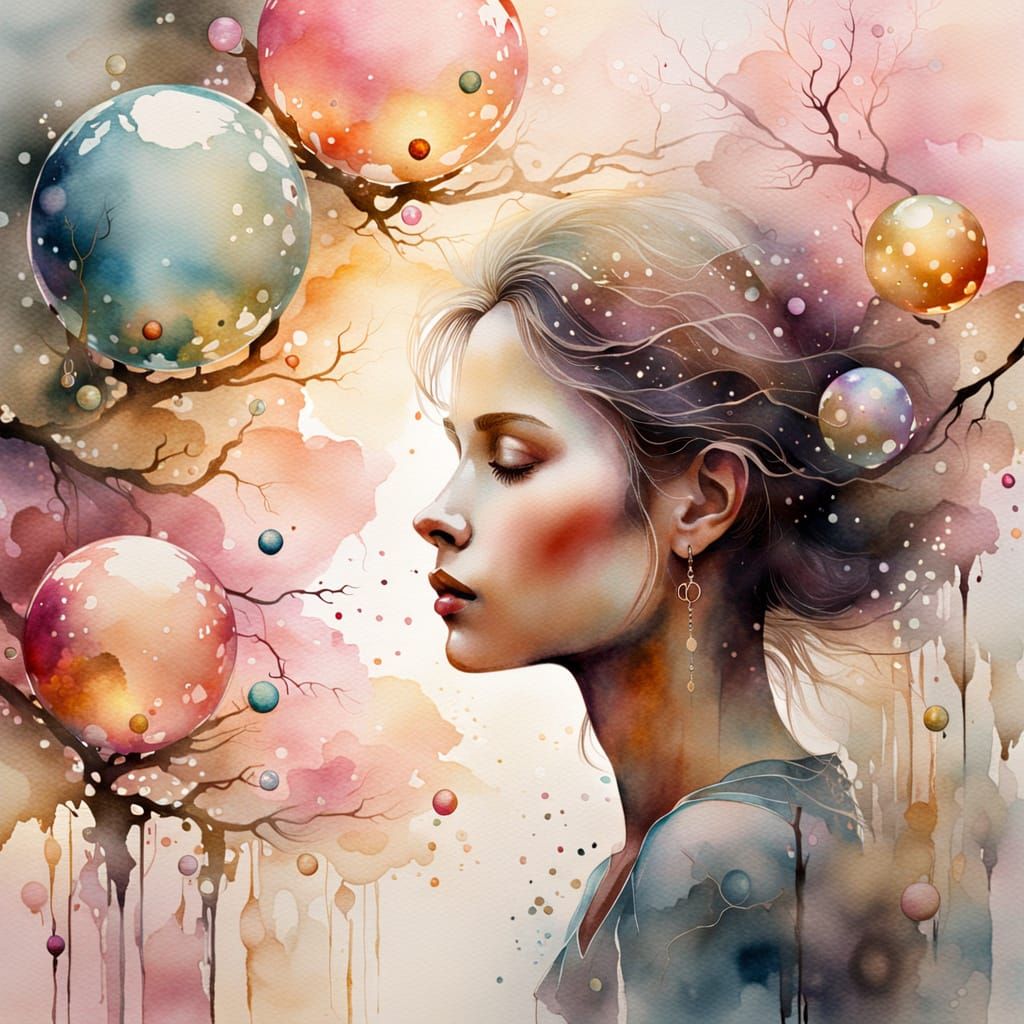 "vibrant sphere of light."  by @Jen