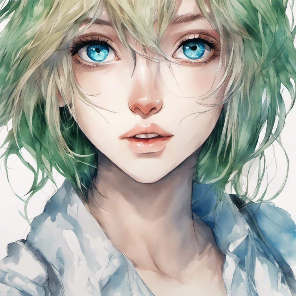 Watercolor eyes