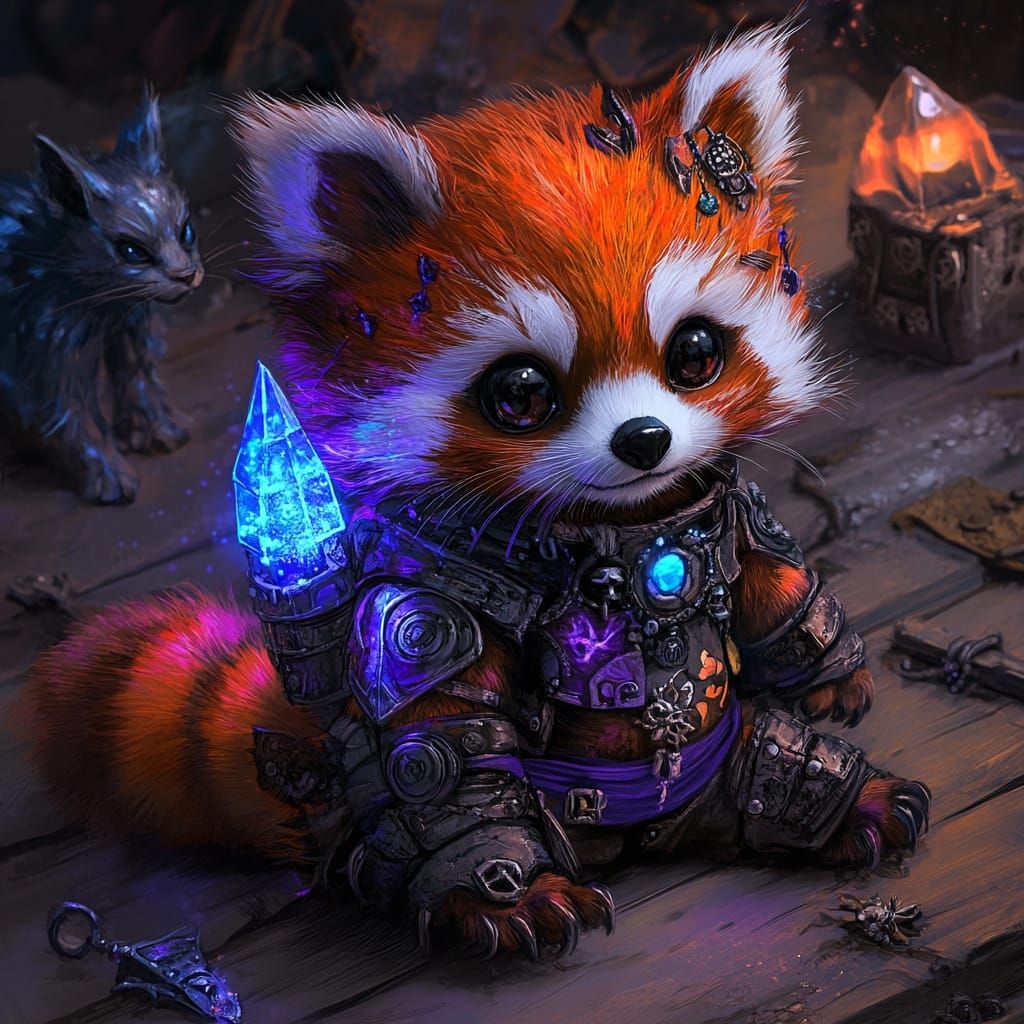 Red Panda Warrior