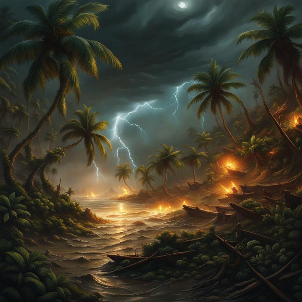 Tropical Storm  by @Helix