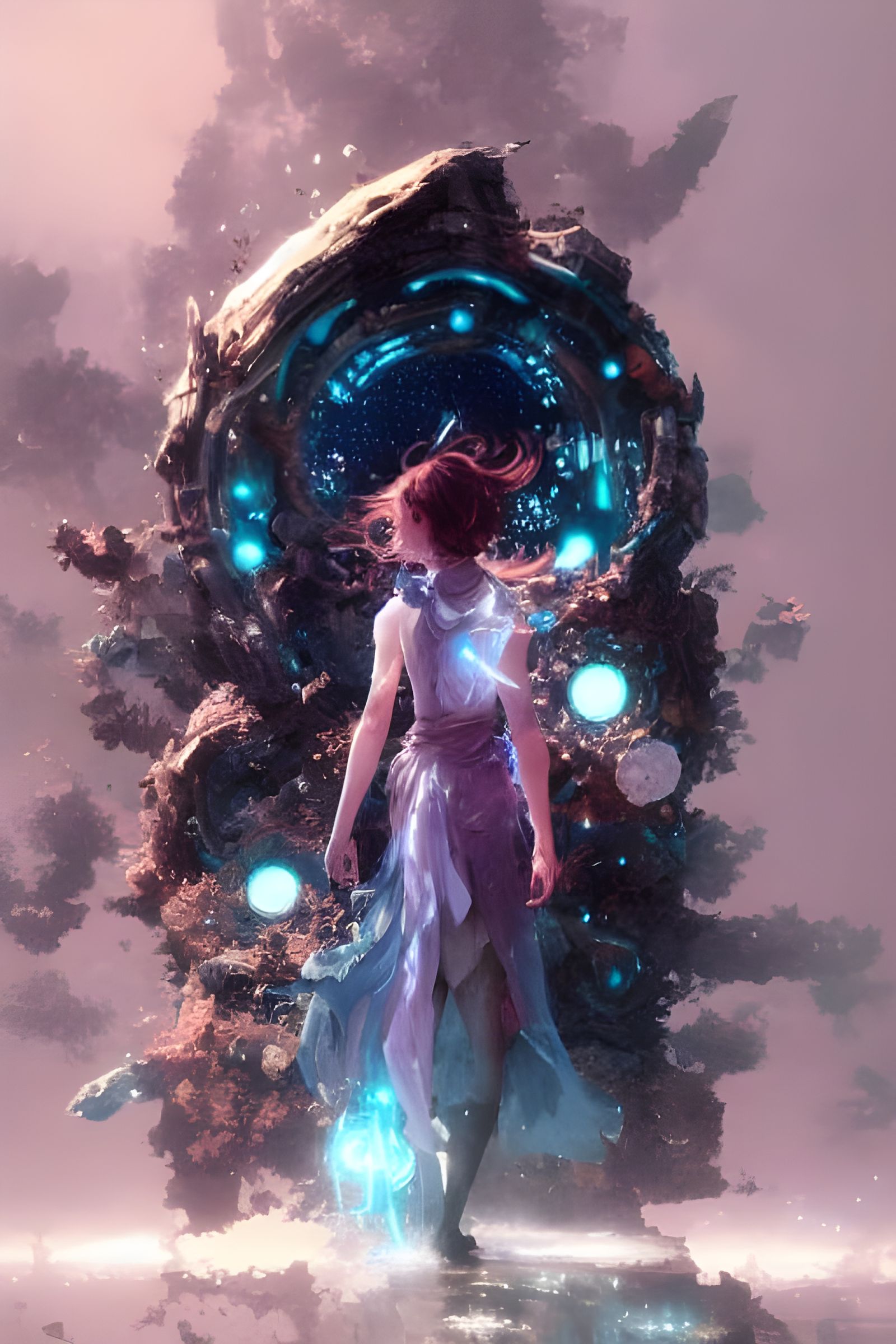 Through Space and Time  by @Gazelli