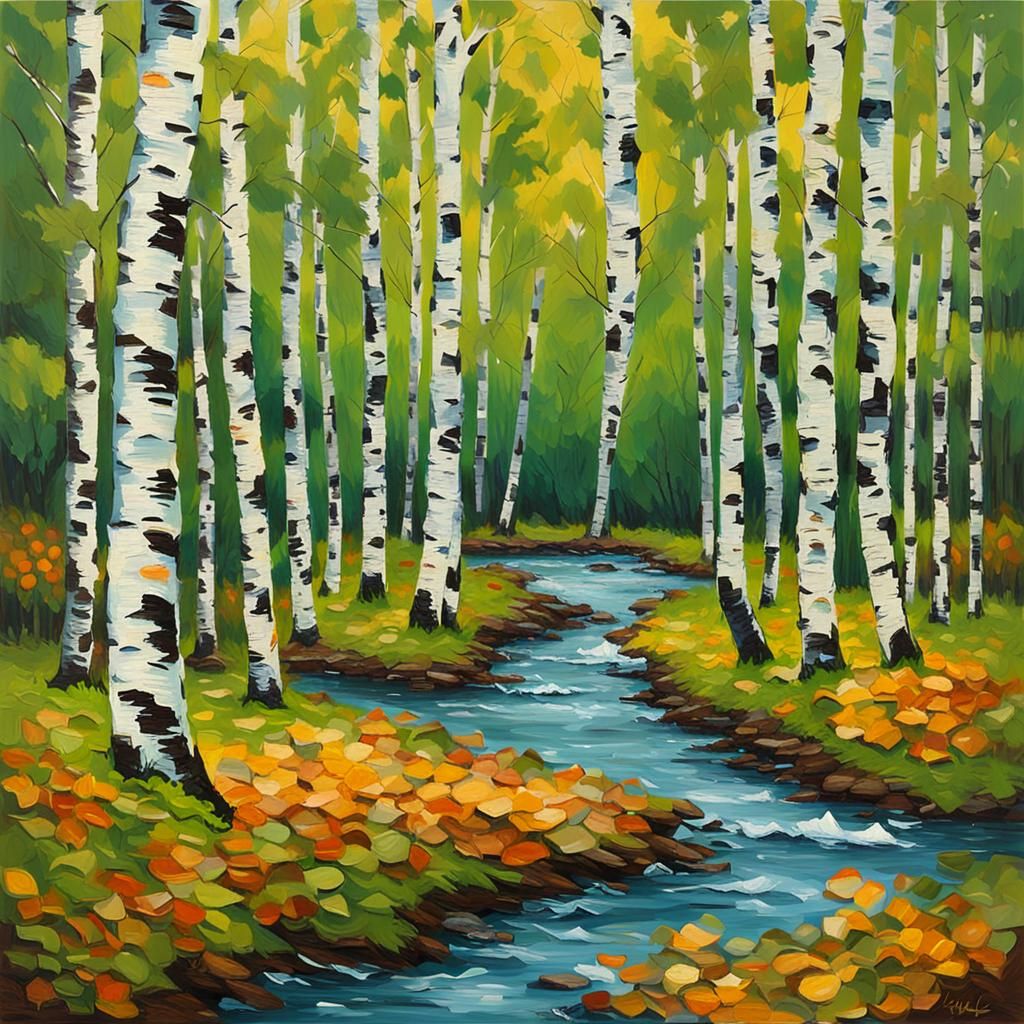Birch Trees 09