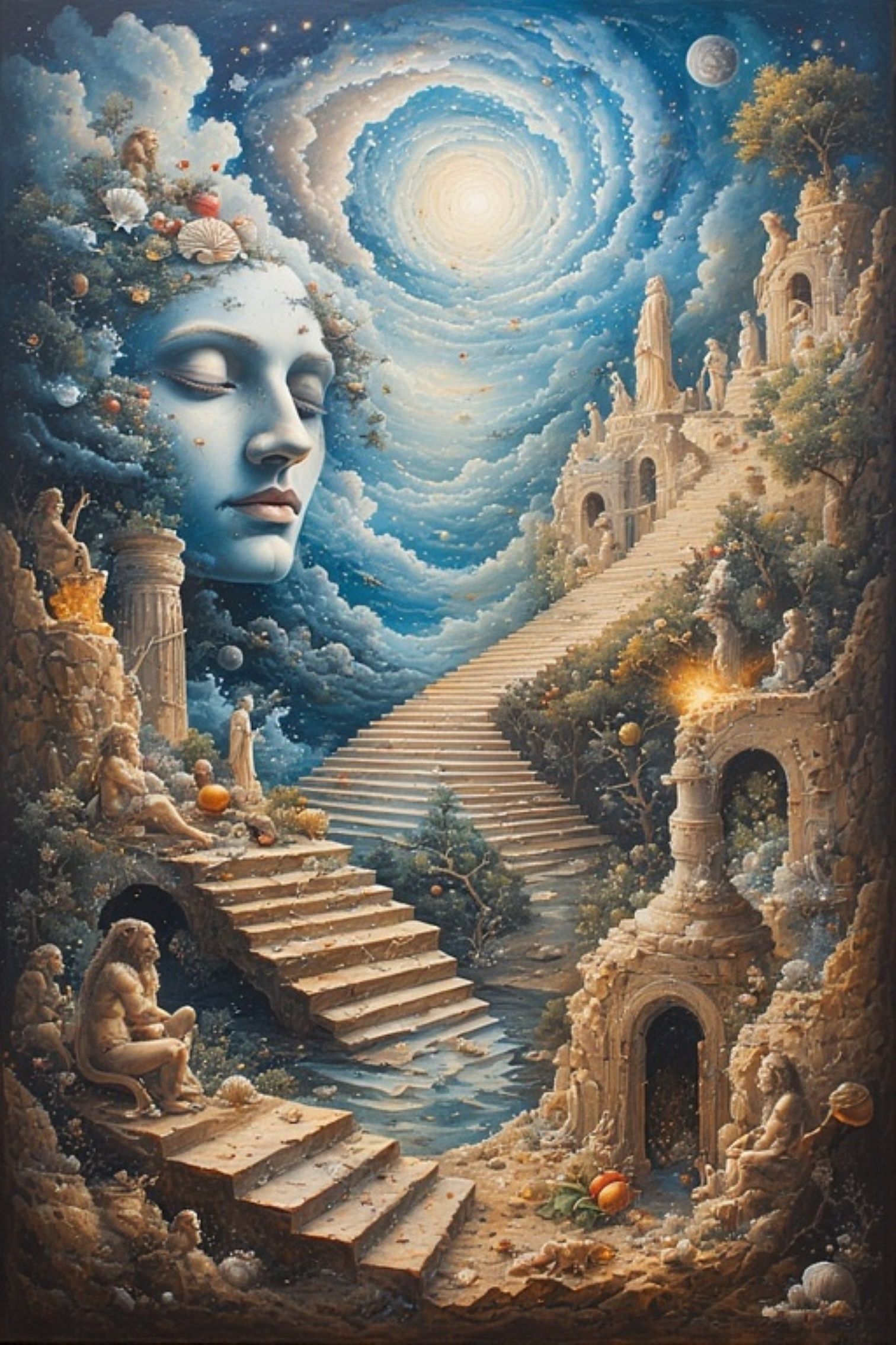 A surrealist abstract masterpiece