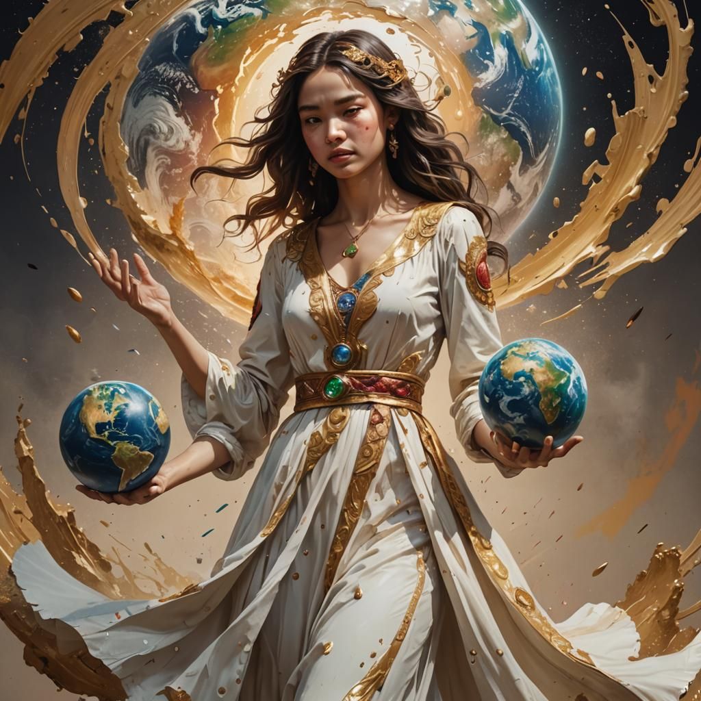 Mother Earth has her hands on us