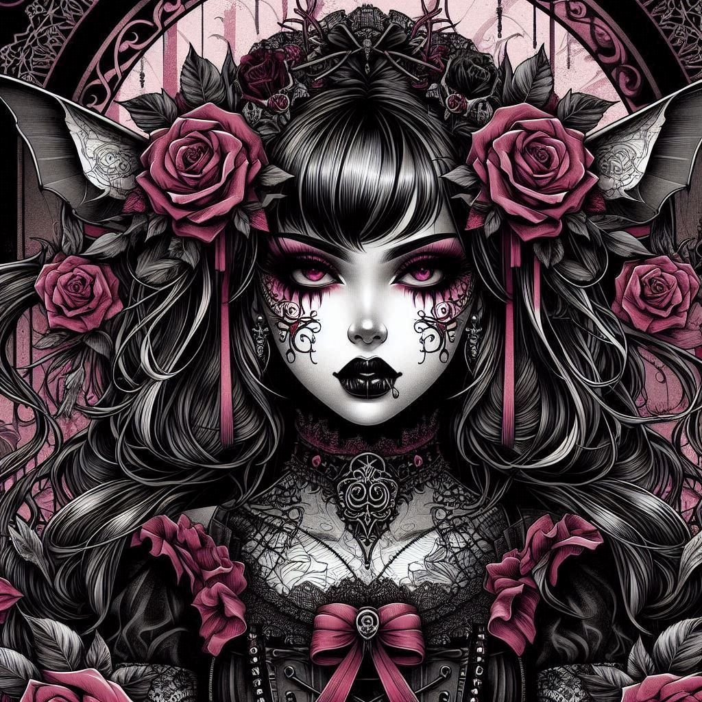 Rose Gothic Girl