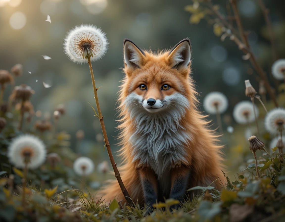 Dandelion Fox 😊😁