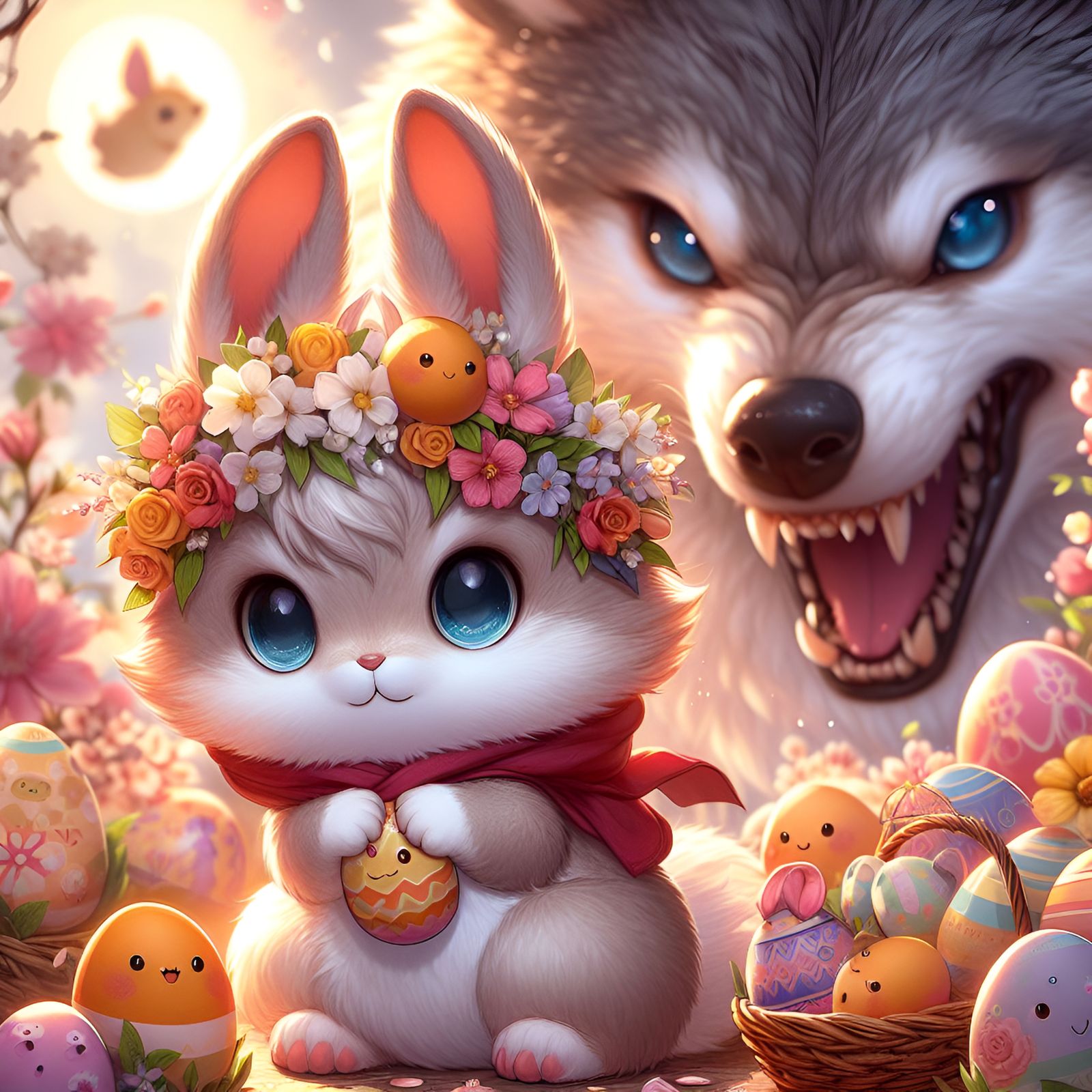 Oh no!! Poor bunny :(