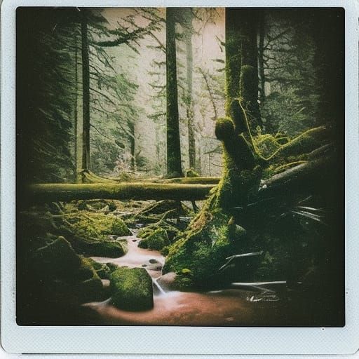 Forest Polaroid  by @Quincie