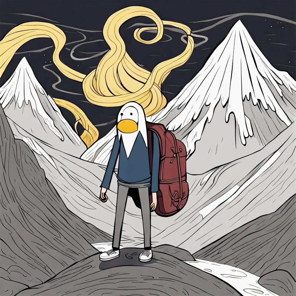 "Years ago, when I was BACKPACKING through western Europe I ...
