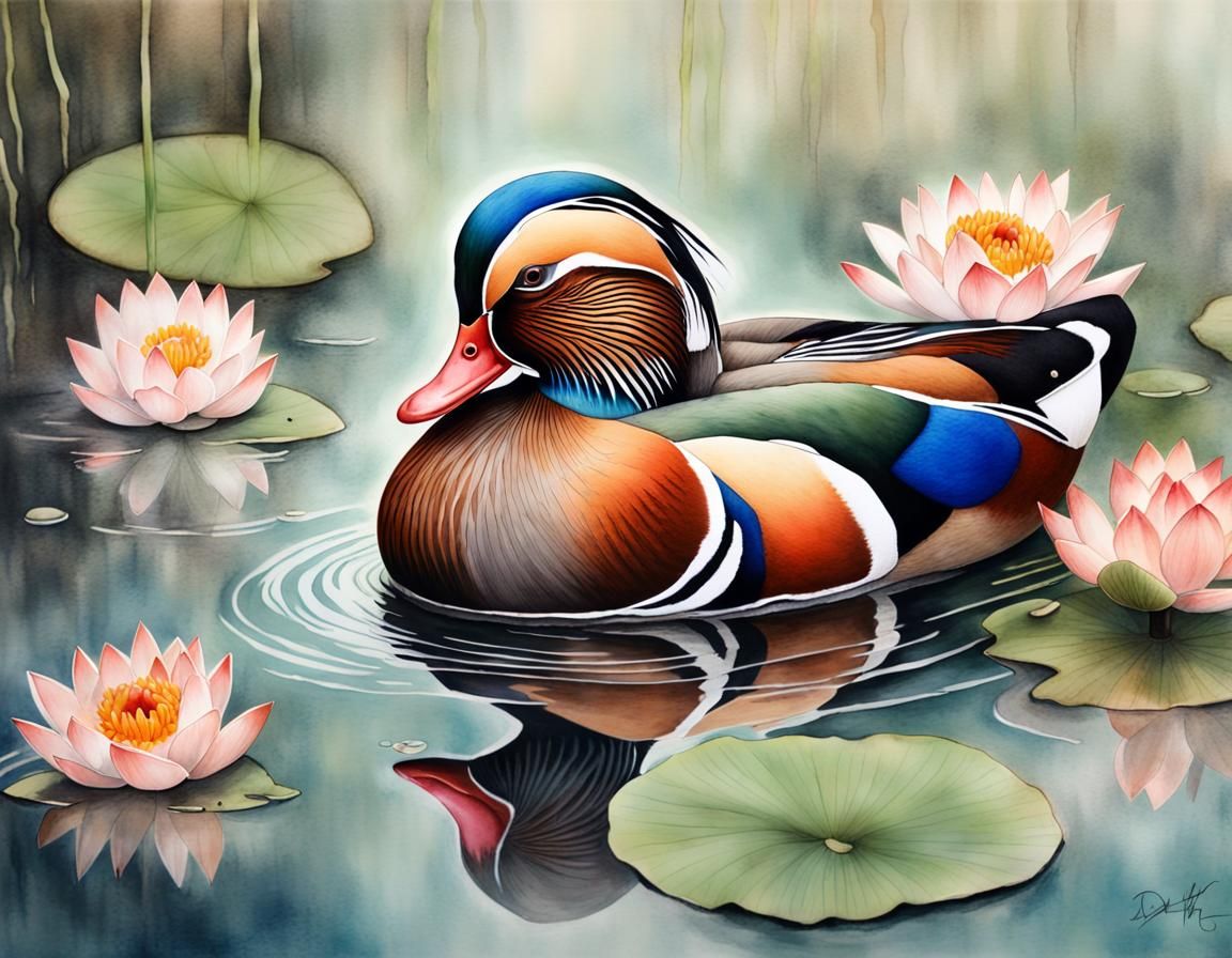 Mandarin duck