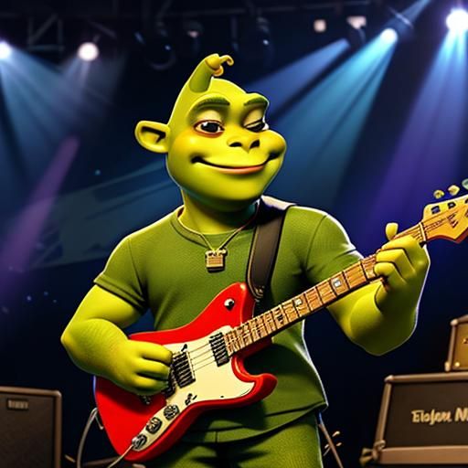 Smash Mouth Shrek - AI Generated Artwork - NightCafe Creator