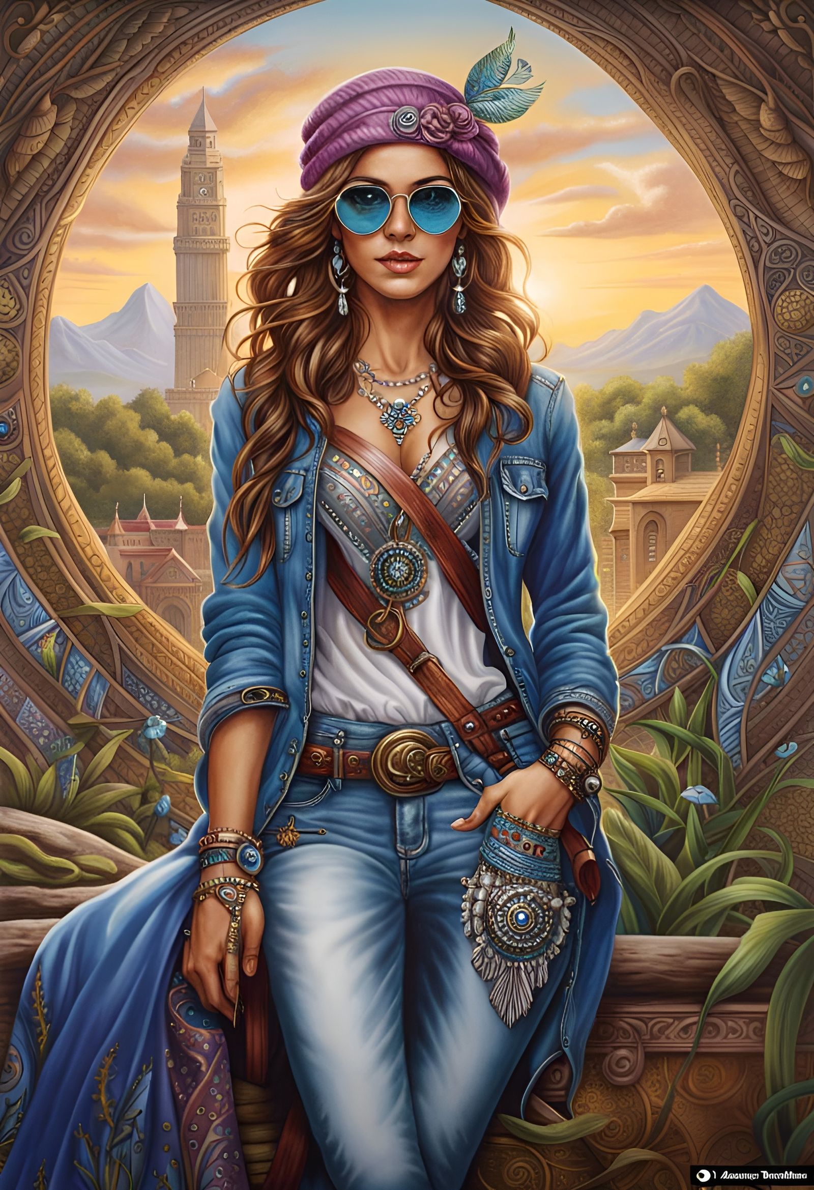 Typical hipster girl  by @Riyan Khan