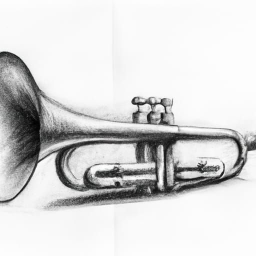 How to Draw a Trumpet | Design School
