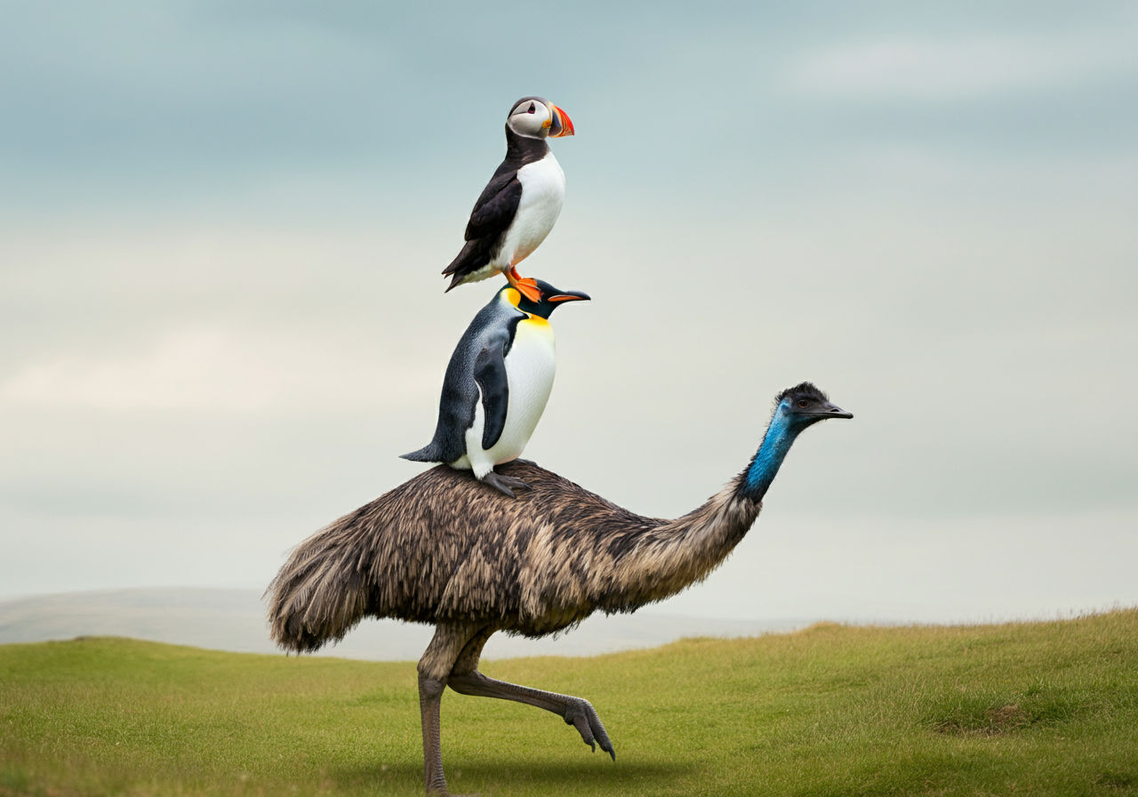 I swear Jerry, just because you can fly, you don't have to rub it in...