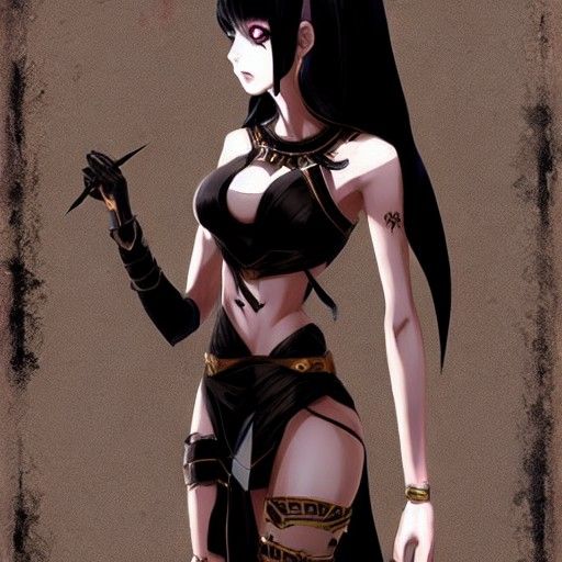 Anubis gothic girl