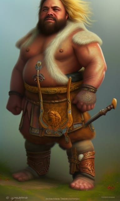 Dwarf Warrior - AI Generated Artwork - NightCafe Creator