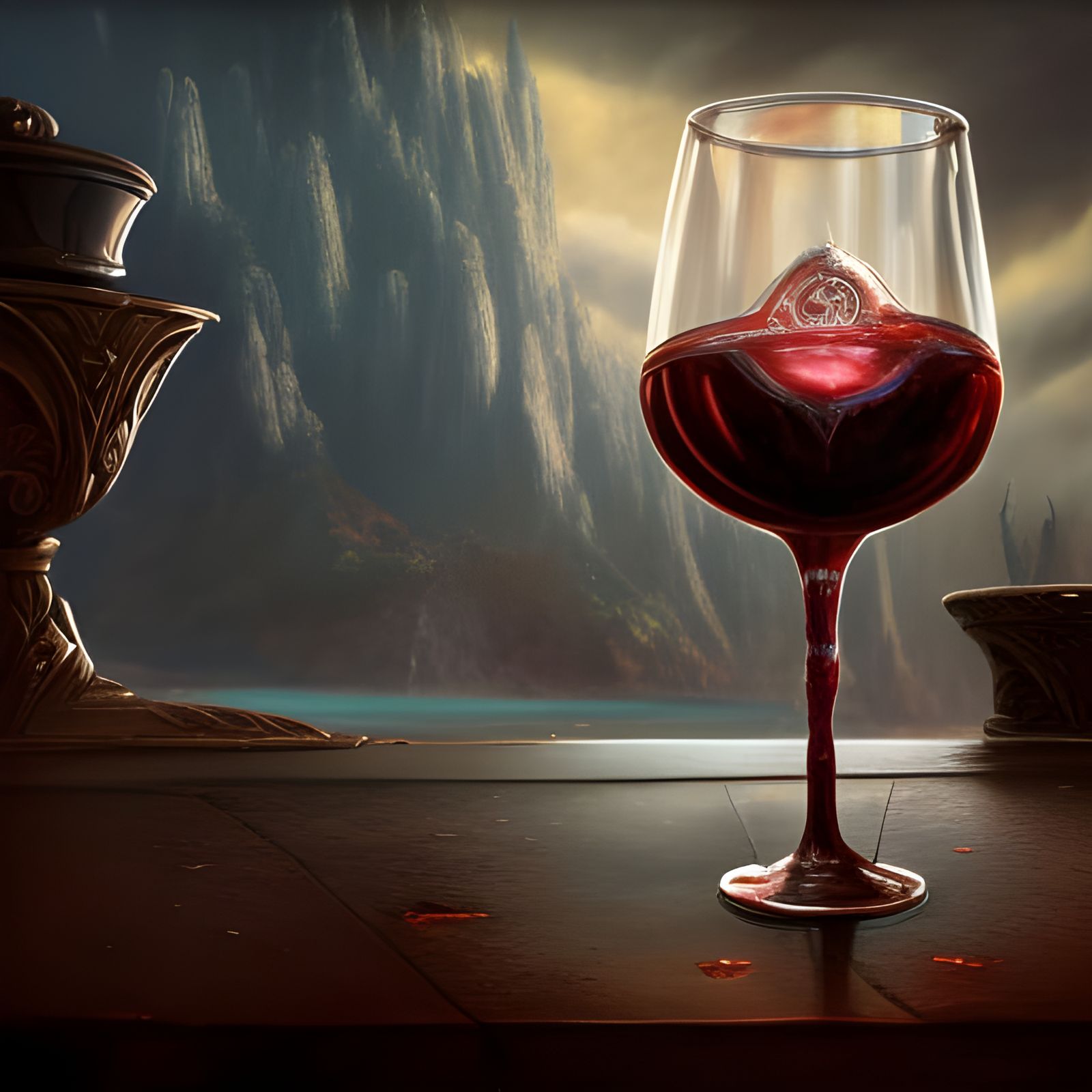 wine glass