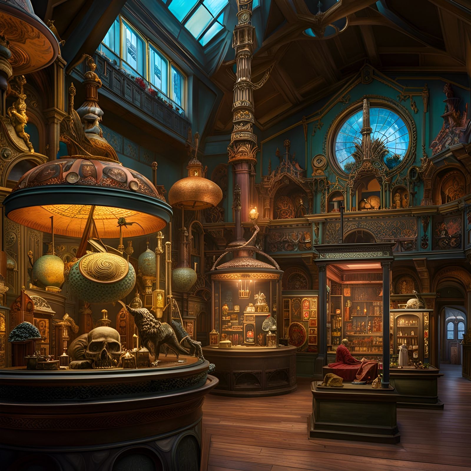 Museum of strange things   by @Gokiburi