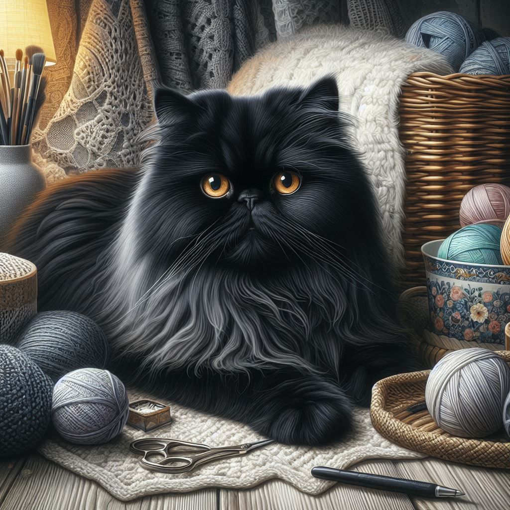 Black Persian Cat
