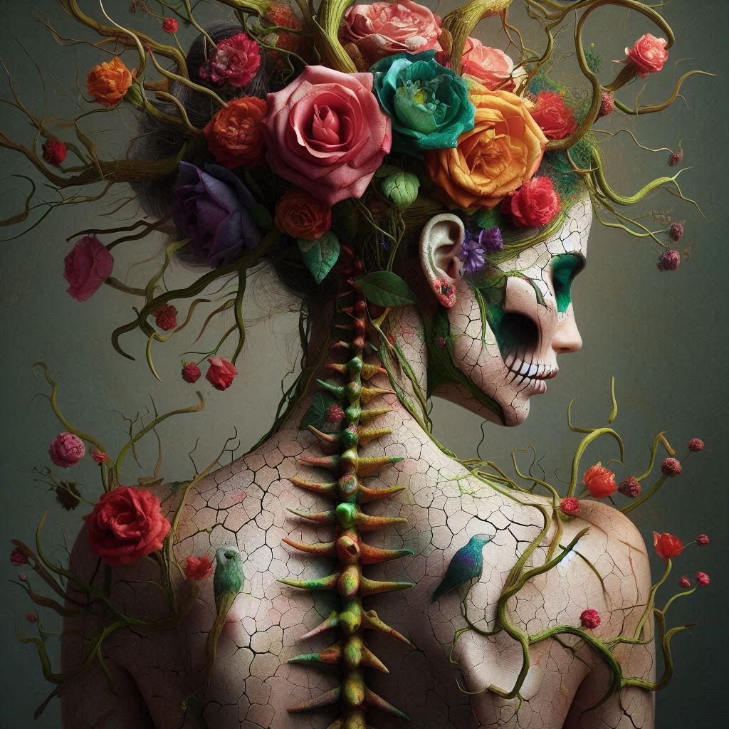 Frida's Resilience (Inspired by Frida Kahlo)