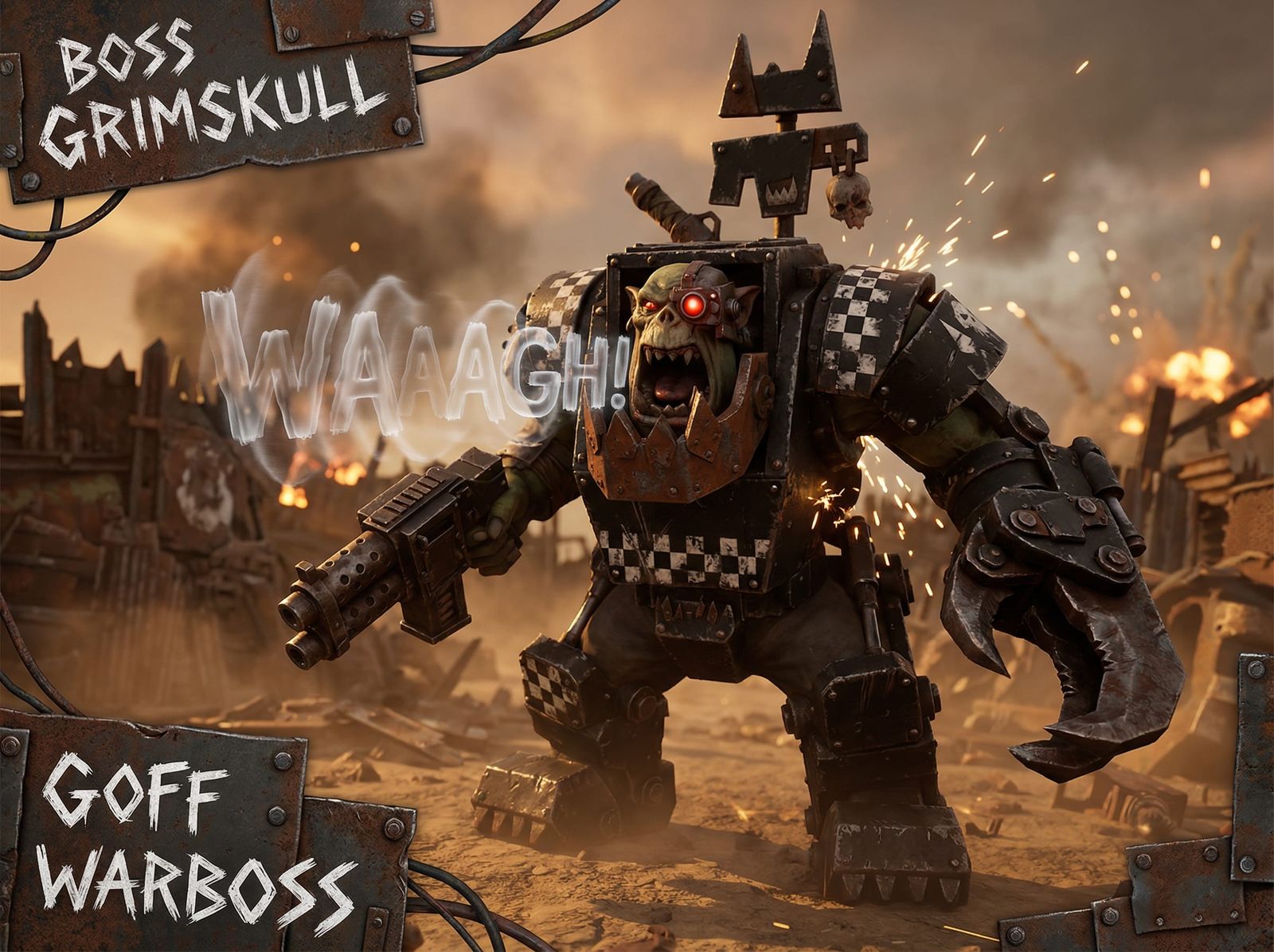 Ork Warboss "Grimskull"