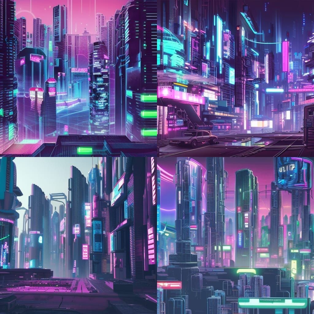 Cyberpunk city