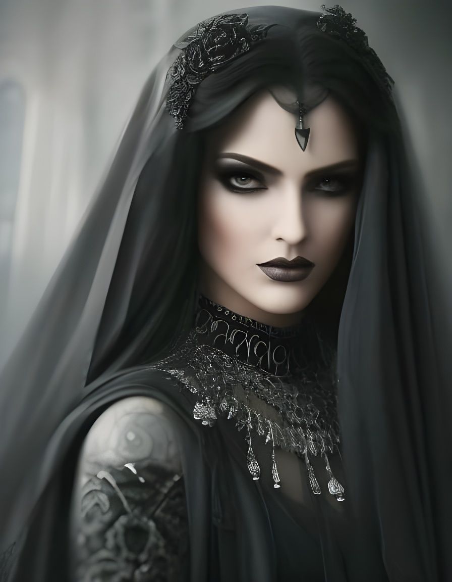 Dark Bride - AI Generated Artwork - NightCafe Creator