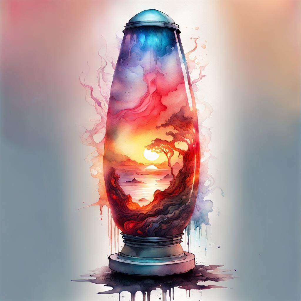 Lava lamp  by @Chester Clarke