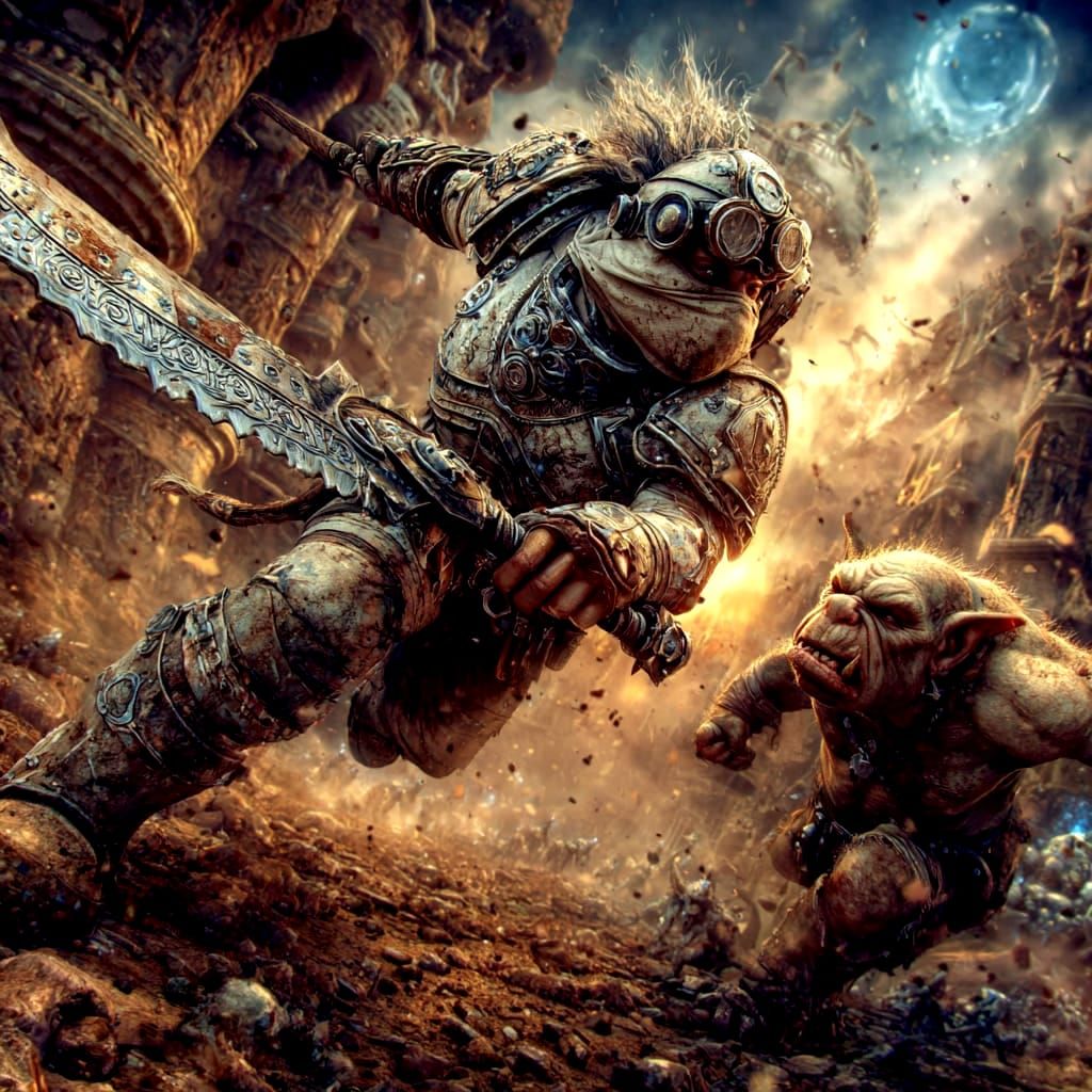 Charge of the Wasteland Warrior