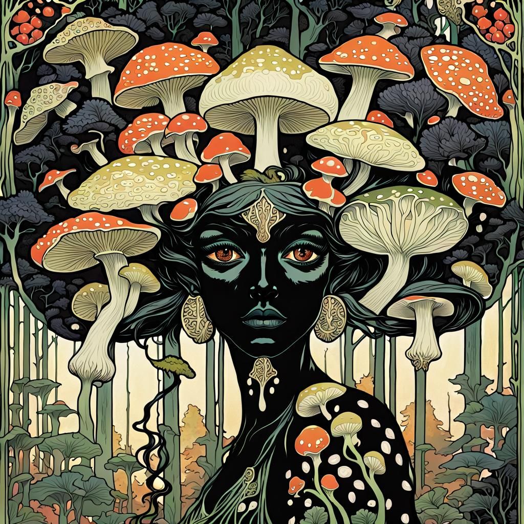 Fungi Girl 12253