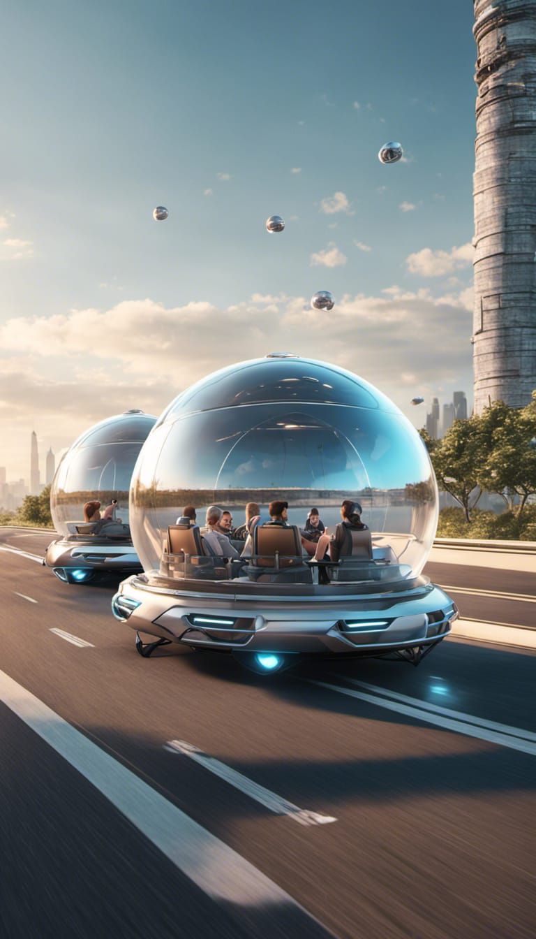 Self Driving Crash Proof Hovercraft’s   by @Chelle