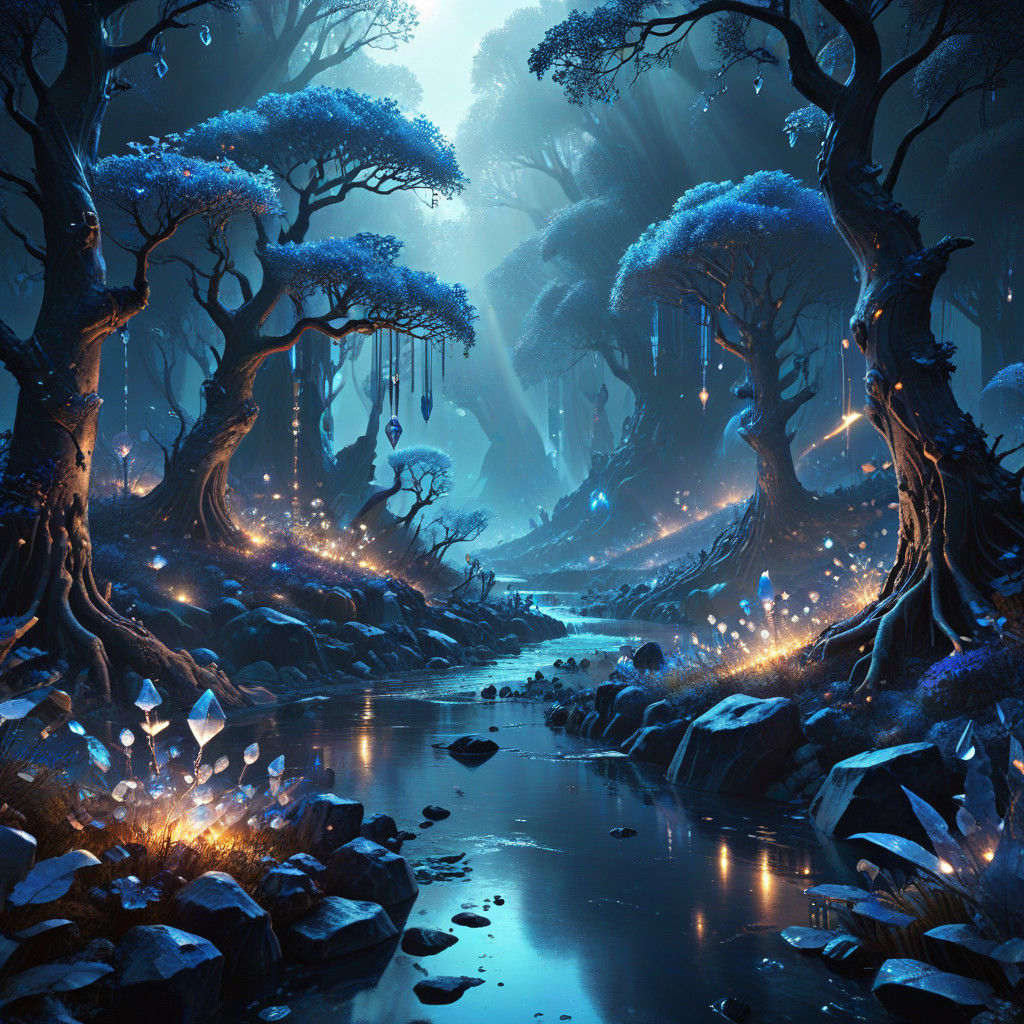 Sapphire Forest  by @Mr Mrs Meadows