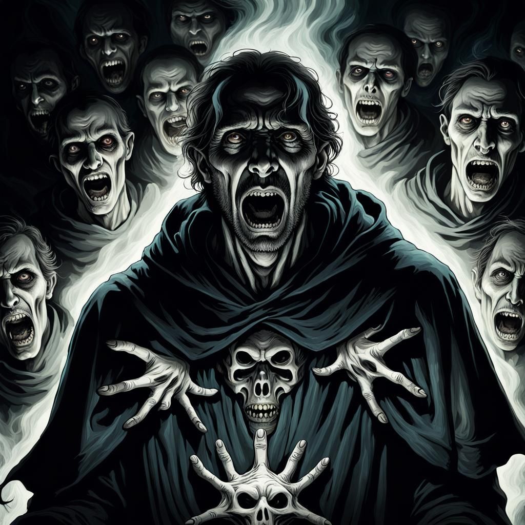 Make him have souls around him looking like there being stol...