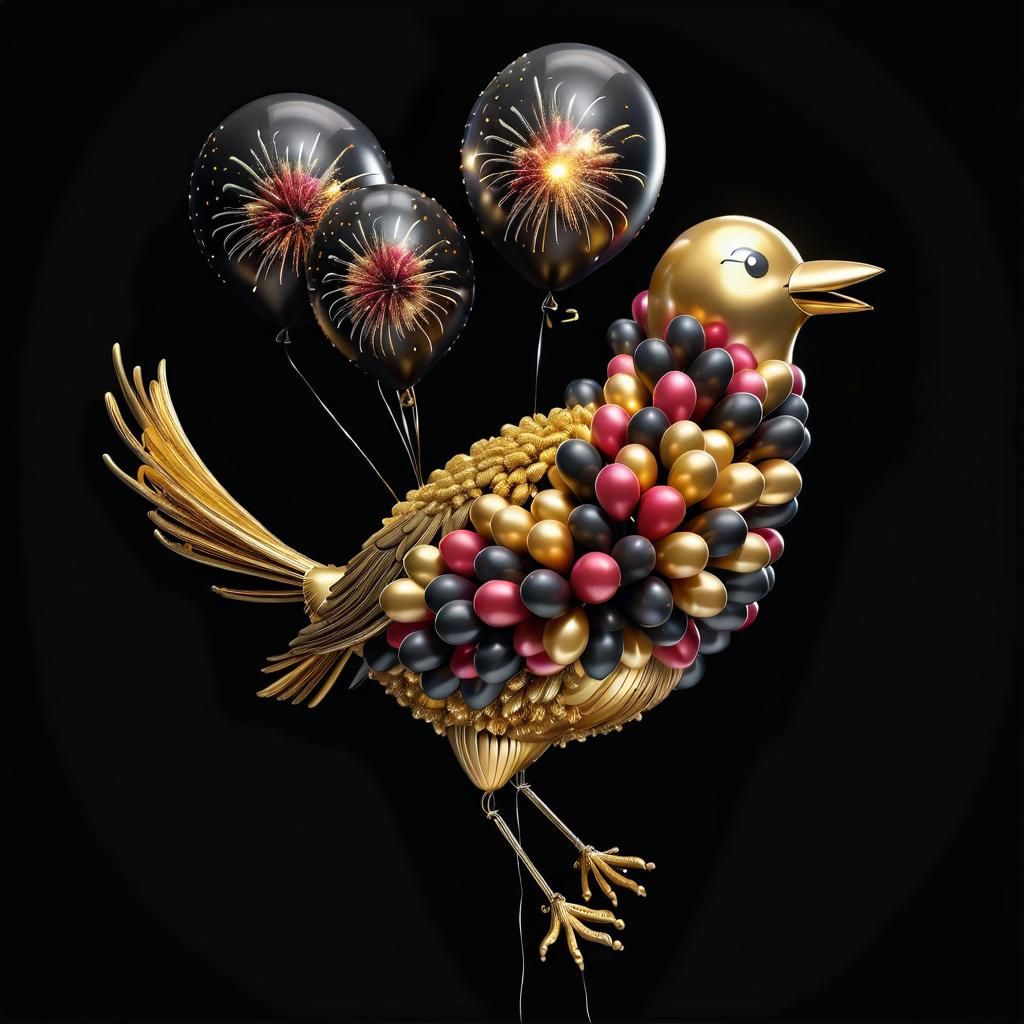 Bird balloon  by @Raphaelle