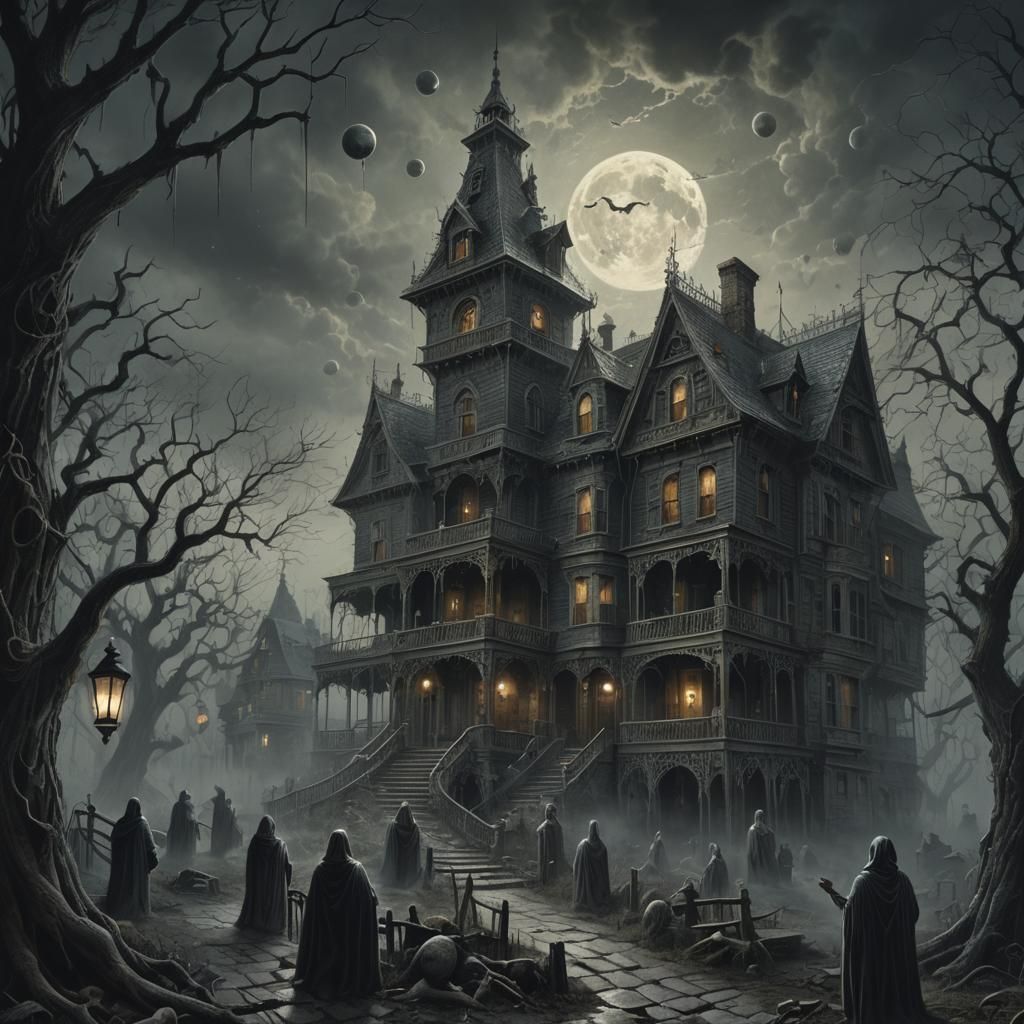 Close-up Epic Masterpiece Maximalist Moody Mysterious Meticu...
