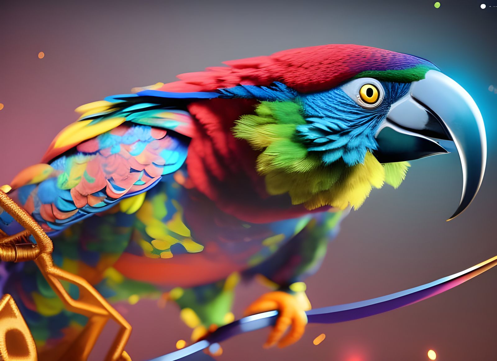Photofantasy- Birds of colour